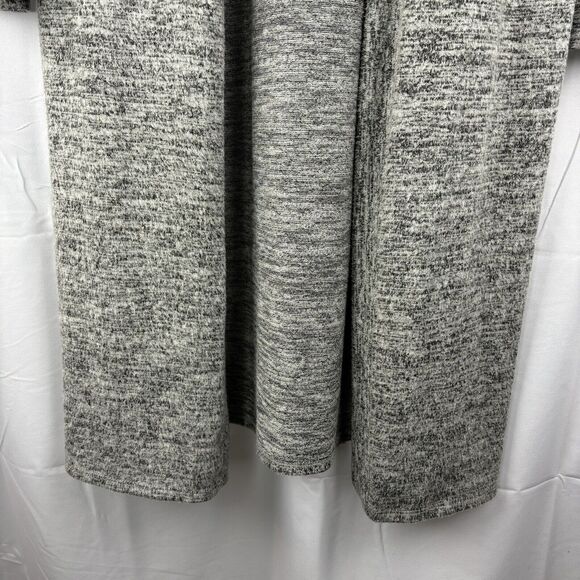 Velvet By Graham Spencer Cardigan Womens Sm Gray Heathered Duster Long Line Open - Picture 6 of 16